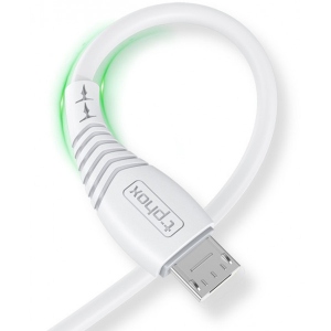 Кабель синхронізації даних T-phox Nature T-M830 Micro USB 1.2m White офіційний магазин