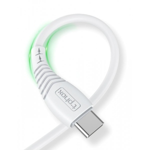 Кабель синхронізації даних T-phox Nature T-C830 Type-C 1.2m White Київ