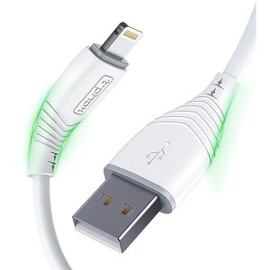 Кабель синхронізації даних T-phox Nature T-L830 Lightning 1.2m White