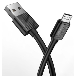 Кабель синхронізації даних T-phox Nets T-M801 Micro USB - 0.3m (Black)