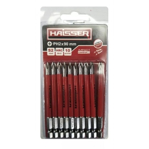 Біта для викрутки Haisser PH2 х 90 мм 10 шт. (2712706)