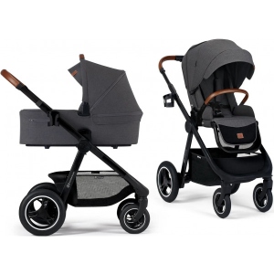 Коляска універсальна 2 в 1 Kinderkraft Everyday 2 Dark Gray Black Frame (KSEVER0BDGR20BS)
