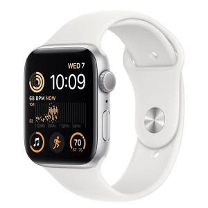 Смарт-годинник Apple Watch SE GPS 40mm Silver Aluminium Case with White Sport Band