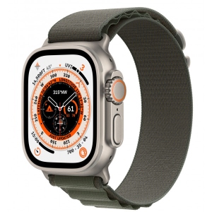 Смарт-годинник Apple Watch Ultra GPS 49mm Titanium Case with Green Alpine Loop - Small