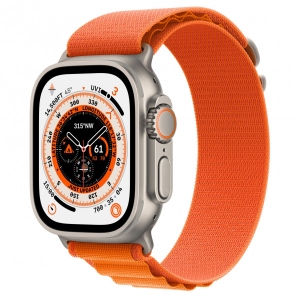 Смарт-годинник Apple Watch Ultra GPS 49mm Titanium Case with Orange Alpine Loop - Large