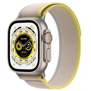 Смарт-годинник Apple Watch Ultra GPS 49mm Titanium Case with Yellow/Beige Trail Loop - M/L