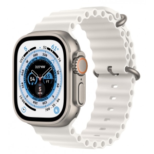 Смарт-годинник Apple Watch Ultra GPS 49mm Titanium Case with White Ocean Band
