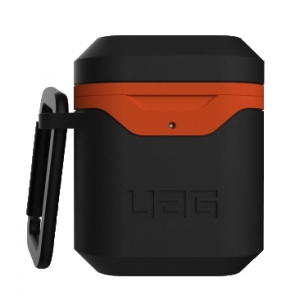 Чохол для навушників UAG Apple Airpods Std. Issue Hard 001 (V2) Black/Orange (10242F114097)