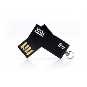 Флеш USB Goodram UCU2 Cube 8GB USB 2.0 Black (UCU2-0080K0R11)