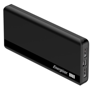 Батарея мобільна Energizer UE10054-10000 mAh Li-pol+TYPE-C Black UE10054 (B)