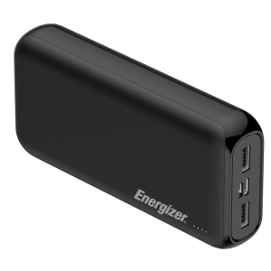 Батарея мобільна Energizer UE20010-20000 mAh Li-pol+TYPE-C Black UE20010 (B)