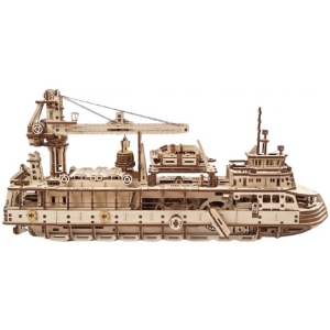 3D пазли Ugears Дослідницьке судно (70135)
