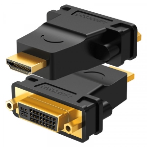 Кабель HDMI - DVI UGREEN HDMI Male to DVI (24+5) Female Adapter Black (20123)