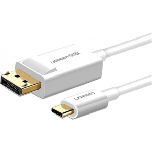 Кабель синхронізації даних UGREEN MM139 USB Type C to DP Cable 1.5 m White (40420)