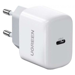 Мережевий зарядний пристрій UGREEN CD241 Mini PD 20W Fast Charger White (10220)