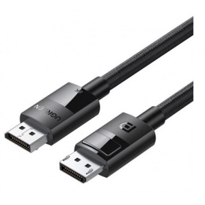 Кабель UGREEN DP114 DP 1.4 Male to Male 2m Black (80392)