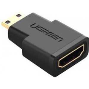 Перехідник HDMI UGREEN Female Adapter Black (20106)