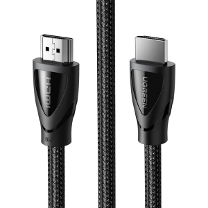 Кабель HDMI UGREEN HD140 8K HDMI 2.1 Cable Braided 1.5m Black (UGR-80402)