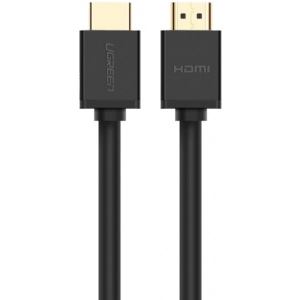 Кабель HDMI UGREEN HDMI M - M, 2.0 м, V2.0 Cafule 4K, HD104 Black (10107)