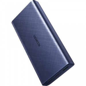 Батарея мобільна UGREEN PB165 20000mAh Dual Type-C female+USB-A female Blue (80304)