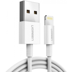 Кабель синхронізації даних UGREEN US155 USB - Lightning Cable 2m White (UGR-20730)