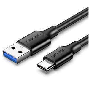 Кабель синхронізації даних UGREEN US184 USB 3.0 - Type-C Cable 1 m Black (20882)