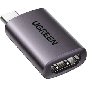 Кабель синхронізації даних UGREEN US320 USB 2.0 Type-C M - HDMI F Gray (70450)