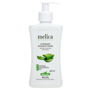 Гель для інтимної гігієни Melica Organic молочной кислотой и экстрактом алоэ 300 г (4770416342105)