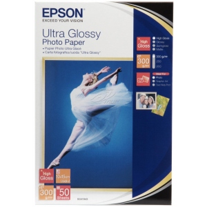Фотопапір 10х15 Epson 100mmx150mm Ultra Glossy Photo Paper, 50л.