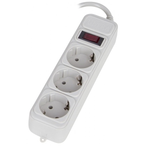 Мережевий фільтр 220В Ultra SSG3-1.8 (3 роз.,1.8 м) сірий