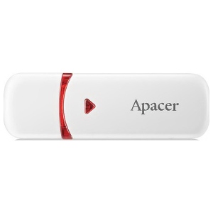 Флеш USB Apacer AH333 64GB USB 2.0 White (AP64GAH333W-1)