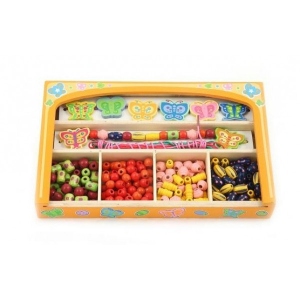 Набір для виготовлення декору Viga Toys Намисто з метеликів (58550)