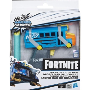 Бластер однозарядний Hasbro Nerf Мікрошотс Фортнайт Micro Battle Bus (E6741_E6752)