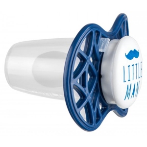 Симетрична пустушка Nuvita Air55 Cool 6m + "Little Man" Темно-синя (NV7085NB)