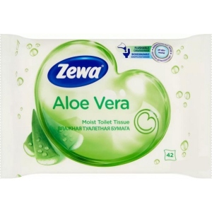 Вологий туалетний папір Zewa Aloe Vera 42 шт. (7322540898934)