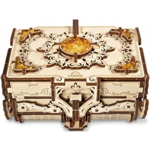 3D пазли Ugears Янтарна шкатулка (70090)