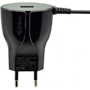 Автомобільний зарядний пристрій Gelius Ultra Edition USB + Type-C 2A Black 1.2m (71588)