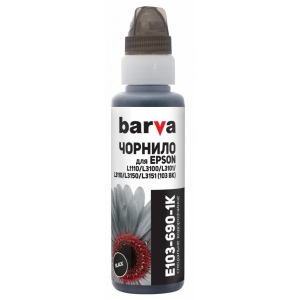 Чорнило BARVA Epson L1110/L3100 (103) BLACK 100 мл OneKey (E103-690-1K)