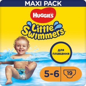 Одноразові підгузники-трусики для плавання Huggies Little Swimmers 5-6 19 шт. (5029053538433)