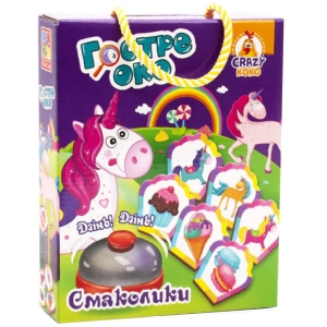 Настільна гра розвиваюча (5-7 років) Vladi Toys з дзвінком "Пильне око. Вкусняшки" (укр) (VT8010-15)
