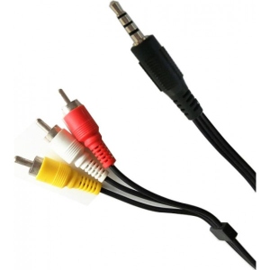 Кабель 3.5 мм - RCA ProfCable 3.5 мм Stereo Plug to 3×RCA Plugs 1.5 м (ProfCable6-150)