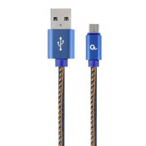 Кабель Cablexpert micro USB 2.0 - Micro B Premium 2.1A (CC-USB2J-AMmBML-1M-BL)