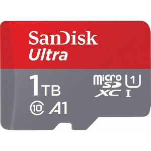 Карта пам'яті SanDisk microSDXC 1TB UHS-I Card A1 Class 10 (SDSQUA4-1T00-GN6MN)