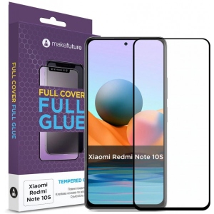 Захисне скло для смартфону MakeFuture Full Cover Full Glue Xiaomi Redmi Note 10S (MGF-XRN10S)