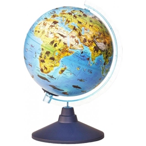 Набір для дослідження Alaysky's Globe Глобус зоо-географічний з LED підсвічуванням Д25см (AG-2534)