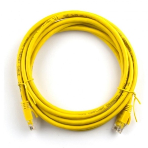 Кабель патч-корд Ritar RJ-45 Cat.5e CU 15 m Yellow (PCR-CU/15Yw/04295)