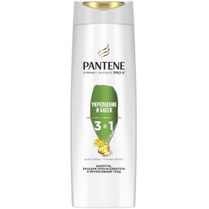 Шампунь жіночий Pantene 3 в 1 Nature Fusion Зміцнення та блиск 360 мл (8001090673527)
