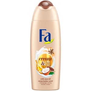 Гель для душа Fa 
Cream&Oil з маслом кокосу та ароматом какао 250 мл (9000100504287)