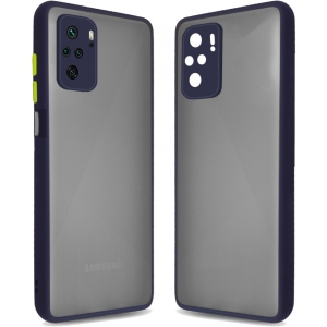 Чохол для смартфону MakeFuture Frame Matte PC+TPU Xiaomi Redmi Note 10S Blue (MCMF-XRN10SBL)