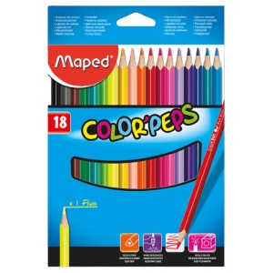 Набір олівців Maped Color Peps Classic 18 цв. (MP.183218)